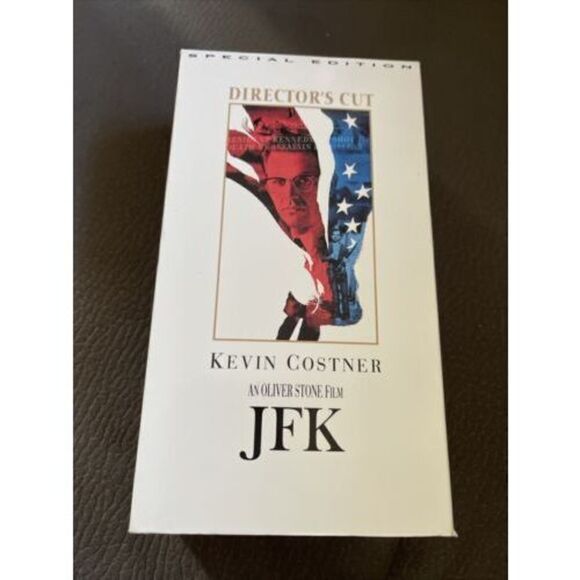 JFK (VHS, 1993, 2-Tape Set, Extended Directors Cut) Kevin Costner Special Edit - Picture 1 of 6